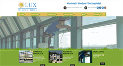 Desktop Screenshot of luxwindowfilms.com