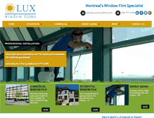 Tablet Screenshot of luxwindowfilms.com